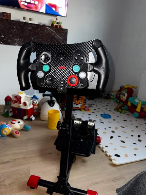 Logitech G29 + Aangepast MVH F1-stuur Complee, Computers en Software, Joysticks, Zo goed als nieuw, Ophalen
