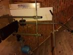 Fitnessbank met latt pull en legtrainer, Sport en Fitness, Fitnessapparatuur, Ophalen, Gebruikt, Rug, Krachtstation