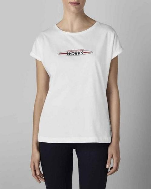T-shirt MINI JCW logo wit dames maat S merchandise 801424544, Vêtements | Hommes, T-shirts, Neuf, Enlèvement ou Envoi