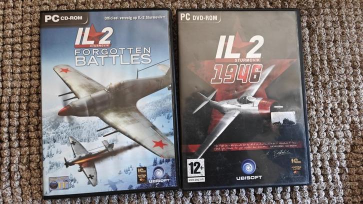IL-2 Sturmovik BUNDEL PC CD-ROM, Games en Spelcomputers, Games | Pc, Gebruikt, Racen en Vliegen, 1 speler, Vanaf 12 jaar, Eén computer