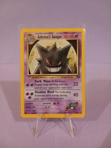 Pokemon/ Sabrina's Gengar #29 - Rare beschikbaar voor biedingen