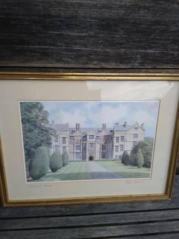 Mooie Print Met Renaissance Huis : Montacute House disponible aux enchères