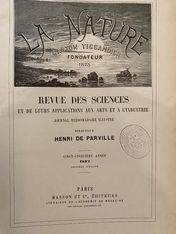 Revue des sciences et de leurs applications aux arts et à l' disponible aux enchères