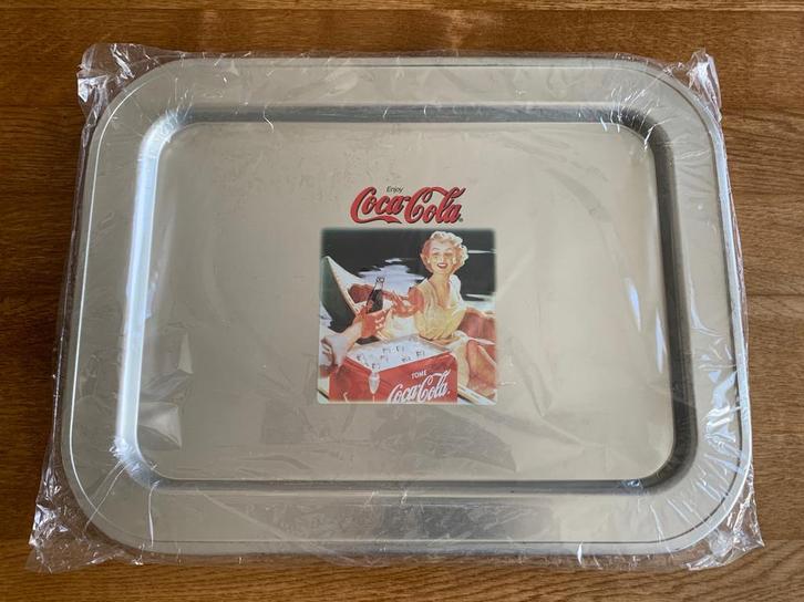 Vintage Coca-Cola Coca-Cola rechthoekig dienblad, Verzamelen, Merken en Reclamevoorwerpen, Nieuw, Gebruiksvoorwerp, Ophalen of Verzenden