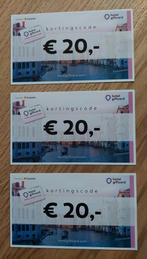 3 st Hotel Giftcard a 20 euro, Vakantie, Vakantie | Stedentrips