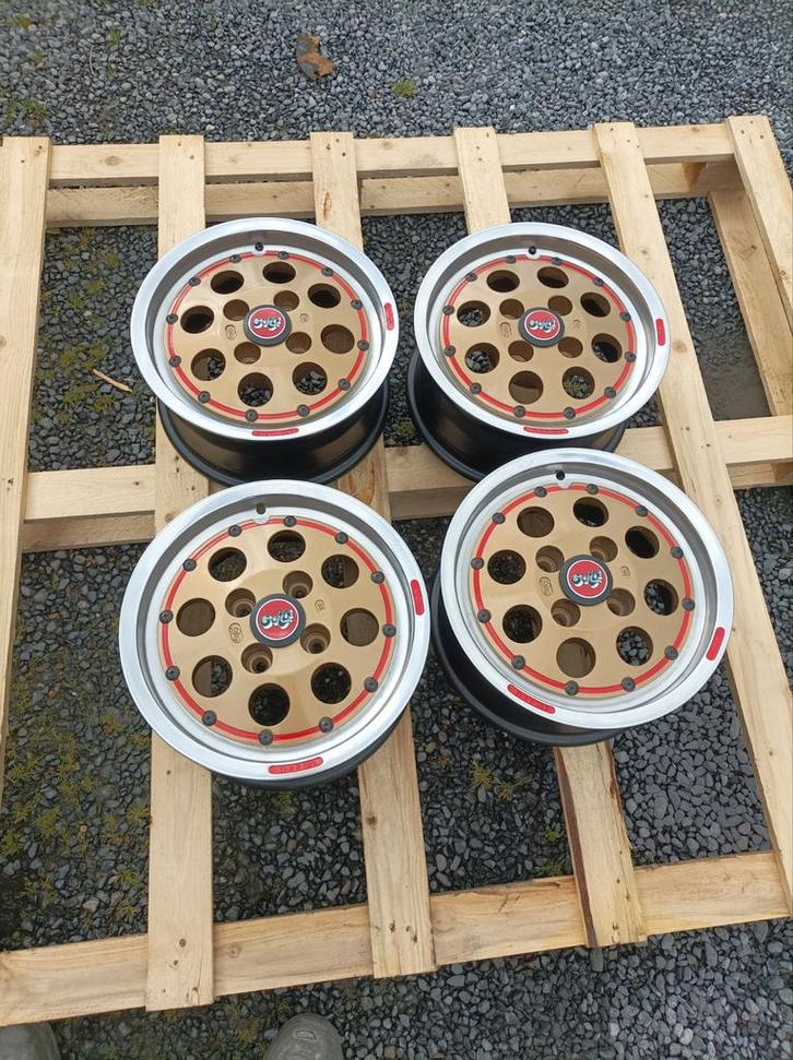 Zeldzame verwijderbare wielen 4x100 13p gotti d8, Auto diversen, Tuning en Styling