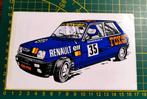 Sticker Renault 5 Fox Jeans, Ophalen of Verzenden