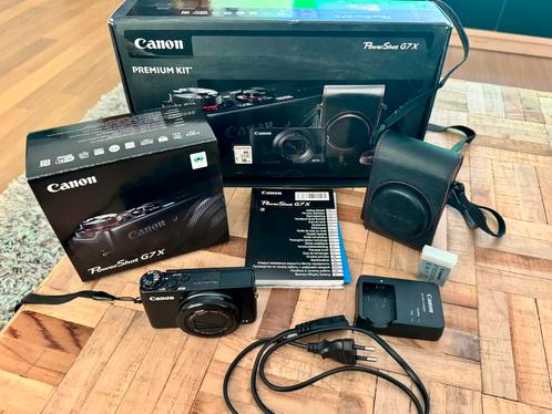 Canon PowerShot G7X Premium Kit, Audio, Tv en Foto, Videocamera's Digitaal, Gebruikt, Camera, Canon, Ophalen of Verzenden