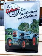 Reclamebord van Eicher Diesel Tractor in reliëf-20x30cm, Nieuw, Reclamebord, Verzenden