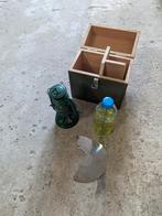 Petroleumlamp + kapje + opbergkist, Ophalen, Gebruikt