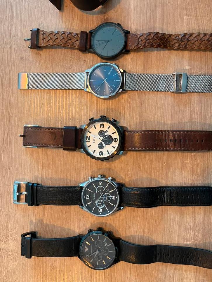 Set horloges (nieuwprijs 950€), Handtassen en Accessoires, Horloges | Heren, Zo goed als nieuw, Ophalen