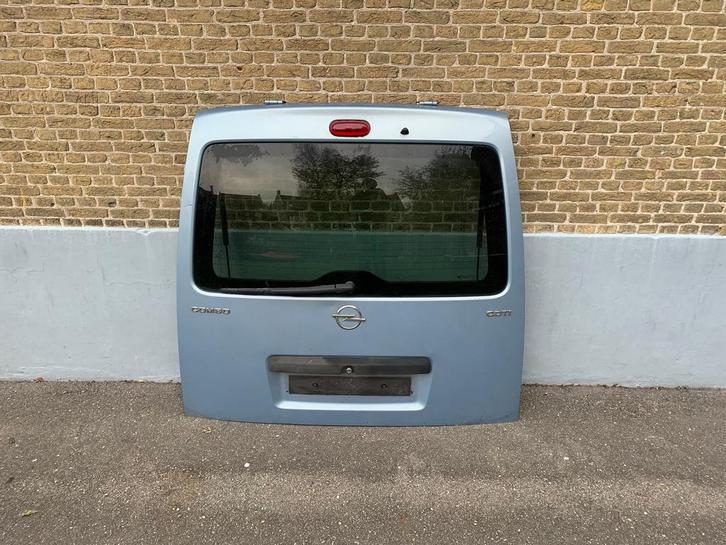 achterklep met raam opel combo 2001 tot 2011 lichtblauw, Auto-onderdelen, Carrosserie, Achterklep, Opel, Achter, Gebruikt, Ophalen of Verzenden