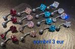 Piercings nombrils 3 eur, Handtassen en Accessoires, Piercings, Nieuw, Ophalen of Verzenden