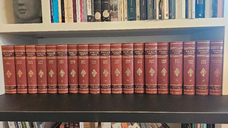 Complete Winkler Prins encyclopedie zesde editie 1947, Boeken, Encyclopedieën, Zo goed als nieuw, Complete serie, Algemeen, Ophalen