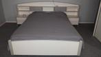 Bed 140x200 en kleerkast wit, Huis en Inrichting, Ophalen, Gebruikt, Wit