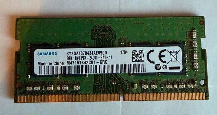 SODIMM DDR4 (2400mhz) 8GB, Informatique & Logiciels, Mémoire RAM, Comme neuf, Laptop, 8 GB, DDR4, Enlèvement ou Envoi