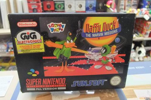 daffy duck the marvin missions snes ukv, Games en Spelcomputers, Games | Nintendo Super NES, Gebruikt, Platform, 1 speler, Vanaf 7 jaar