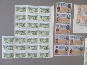 lot ongestempelde postzegels Belgische Frank 744 fr. 