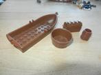 Lego Pirates - onderdelen piratenboot bruin, Ophalen of Verzenden, Losse stenen, Lego