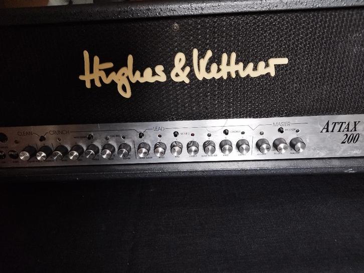 Hughes en Kettner Attax 200 tube and solidstate, Muziek en Instrumenten, Versterkers | Bas en Gitaar, Gebruikt, Gitaar, 100 watt of meer