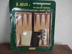 2 spellen (backgammon + dammen), Een of twee spelers, Verzenden, Zo goed als nieuw, Le journal de Mickey