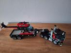 lego model team truck met helikopter 5590, Kinderen en Baby's, Speelgoed | Duplo en Lego, Ophalen of Verzenden, Gebruikt, Complete set