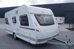 Mooie 4pers.Dethleffs met mover, voortent, 2p bed, MTM 1300k, Caravans en Kamperen, Caravans, Mover, Dwarsbed, Bedrijf, Dethleffs