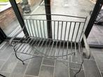 2 chaises et 1 banc 2 personnes en fer forgé, Ophalen, Zo goed als nieuw