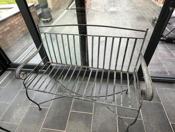 2 chaises et 1 banc 2 personnes en fer forgé beschikbaar voor biedingen