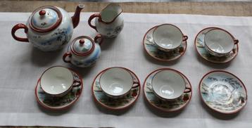 14-delig Kutani Fine Bone CHina theesetje handbeschilderd beschikbaar voor biedingen