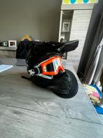 Cross/moto helm, Fietsen en Brommers, Brommerhelmen, Ophalen of Verzenden, Zo goed als nieuw, Large