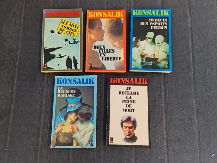 Franse Boeken van konsalik ( 5 stuks ) / pocket uitgave, Boeken, Taal | Frans, Zo goed als nieuw, Ophalen of Verzenden