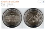 Duitsland 2 euro, 2019, Postzegels en Munten, Munten | Europa | Euromunten, Ophalen of Verzenden, Duitsland, 2 euro, Losse munt