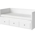 Bedbank Ikea Hemnes, 160 cm, Ophalen of Verzenden, Wit, Zo goed als nieuw