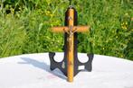 crucifix en bois avec soleil, Antiquités & Art, Enlèvement ou Envoi
