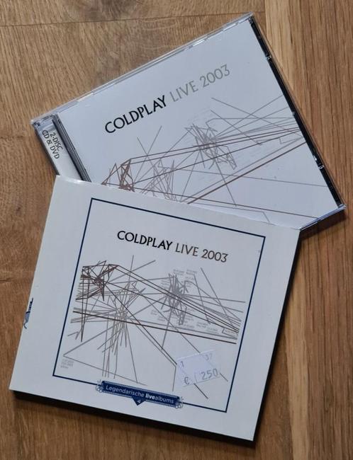 COLDPLAY - Live 2003 (CD & DVD Boxset), CD & DVD, CD | Pop, Coffret, Envoi