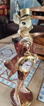 Lapin fantaisie vintage avec montre, Antiquités & Art, Antiquités | Accessoires de maison, Enlèvement ou Envoi