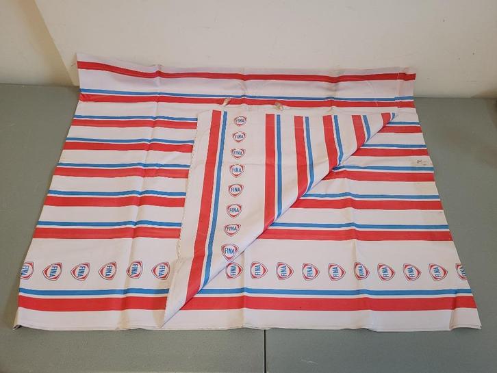 FINA vintage opblaasbaar matras met reclame, Verzamelen, Merken en Reclamevoorwerpen, Gebruikt, Overige typen, Ophalen of Verzenden