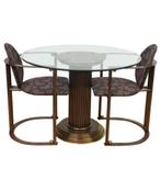 Table Hollywood Recency « Belgo Chrom » avec 2 chaises, Enlèvement