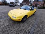 Mazda Mx5 Na Oldtimer 1,6 1994bj 163 410 km Geel, Auto's, Stof, Radio, Cabriolet, Overige kleuren