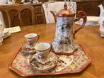 Oosters thee servies met schotel, Ophalen