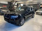 BMW X3 ** X-DRIVE** BOITE AUT ** 12 MOIS DE GARANTIE, Auto's, BMW, Automaat, Euro 5, Zwart, 4 cilinders