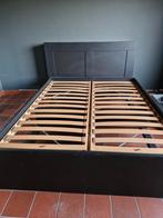BRIMNES ikea,bed 180 cm.+4 schuiven+achterbouw+lattenbodems, Huis en Inrichting, Ophalen, Zwart, 180 cm