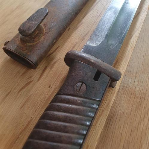 Authentieke Duitse Bajonet Type 43asw – Een Zeldzaam Verzame, Verzamelen, Militaria | Tweede Wereldoorlog, Landmacht, Overige typen