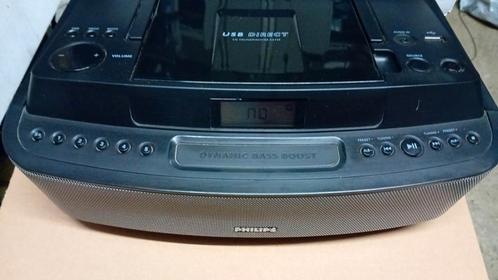 Cd-speler, Audio, Tv en Foto, Cd-spelers, Gebruikt, Philips, Wisselaar, Draagbaar, Met radio, Ophalen of Verzenden