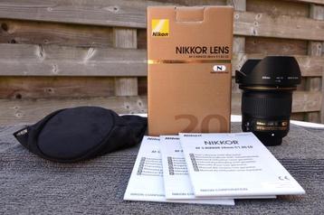 Nikon AF-S 20mm f/1.8G ED beschikbaar voor biedingen