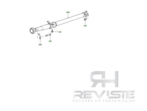 Tussenas van een Landrover Range Rover, Auto-onderdelen, Remmen en Aandrijving, Land Rover, Nieuw, 12 maanden garantie, Ophalen of Verzenden