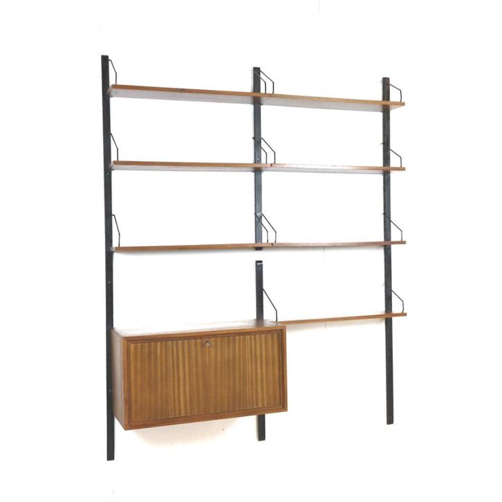 Vintage wandsysteem Poul Cadovius jaren '60 '70 midcentury, Huis en Inrichting, Woonaccessoires | Wandplanken en Boekenplanken