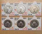 250 FR  1995  ASTRID  BELGIE     € 13,50 / STUK, Postzegels en Munten, Zilver, Ophalen of Verzenden, Zilver, Losse munt