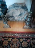 Koperen haardvuur staanders, Huis en Inrichting, Haarden, Ophalen, Gebruikt, Vrijstaande haard, Overige soorten